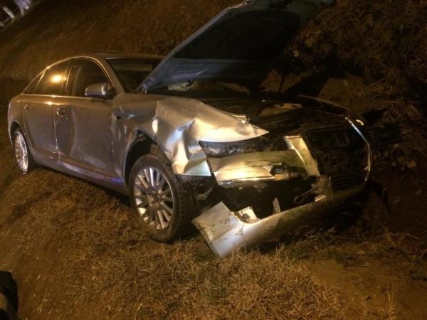 Столкновение автомобилей Daewoo Matiz и Audi A6 на Ставрополье.